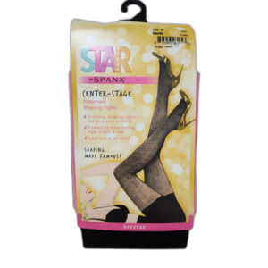 Star Power By Spanx Patterned Shaping Tights Size C